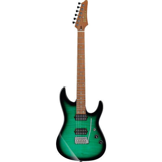Ibanez Marco Sfogli Signature MSM100 FGB Fabula Green Burst Electric Guitar w/Case, MSM100FGB