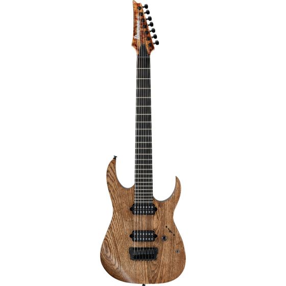 Ibanez RGIXL7 ABL RG Iron Label 7 String 27" scale Antique Brown Stained Low Gloss Electric Guitar, RGIXL7ABL