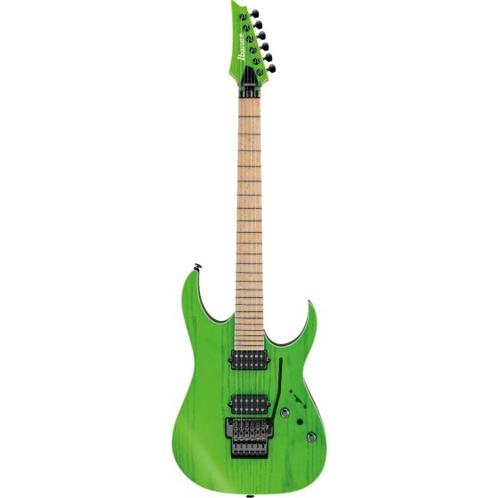 Ibanez RGR5220M TFG RG Prestige 6 String Transparent Fluorescent Green Electric Guitar w/Case, RGR5220MTFG