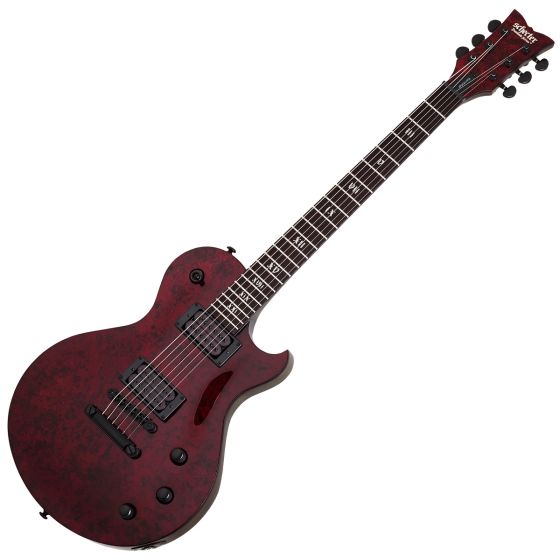 Schecter Solo-II Apocalypse Electric Guitar in Red Reign, 1293