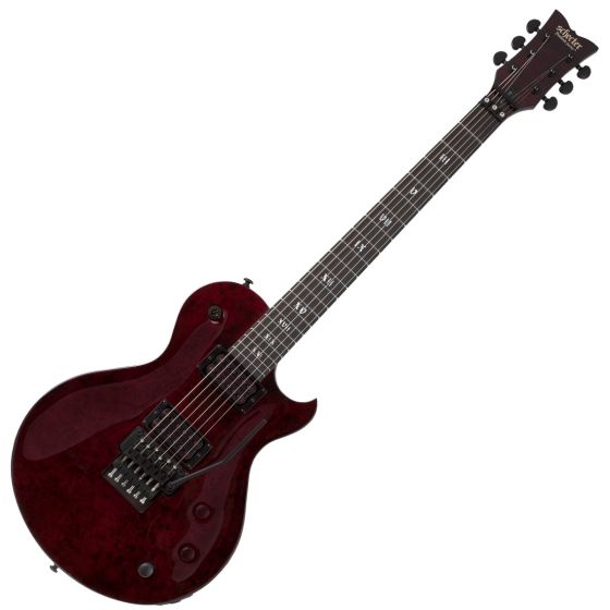 Schecter Solo-II FR Apocalypse Electric Guitar in Red Reign, 1294