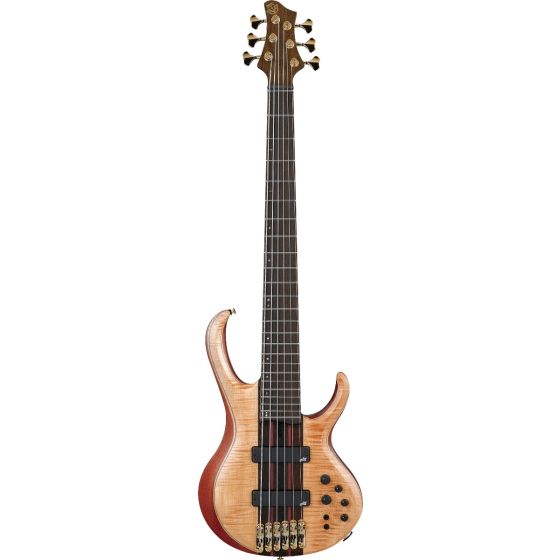 Ibanez BTB1906 Premium 6 String Florid Natural Low Gloss Bass Guitar, BTB1906FNL