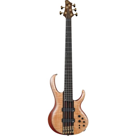 Ibanez BTB1905 Premium 5 String Florid Natural Low Gloss Bass Guitar, BTB1905FNL