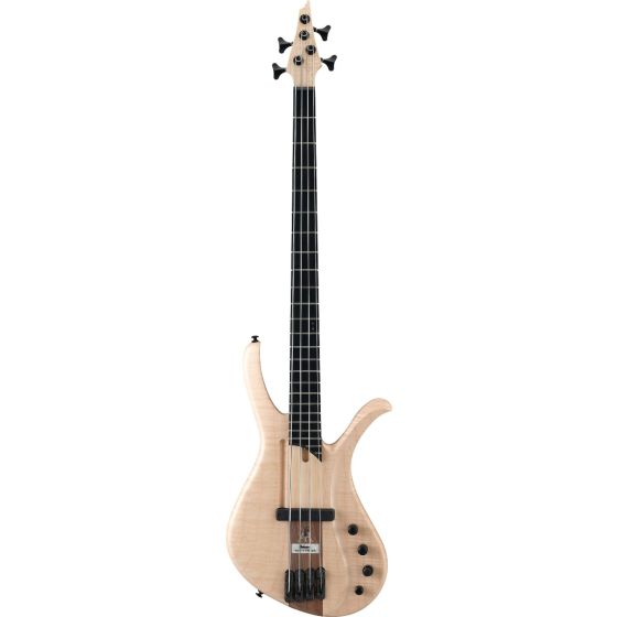 Ibanez AFR4FMP 4  String Natural Flat Bass Guitar, AFR4FMPNTF