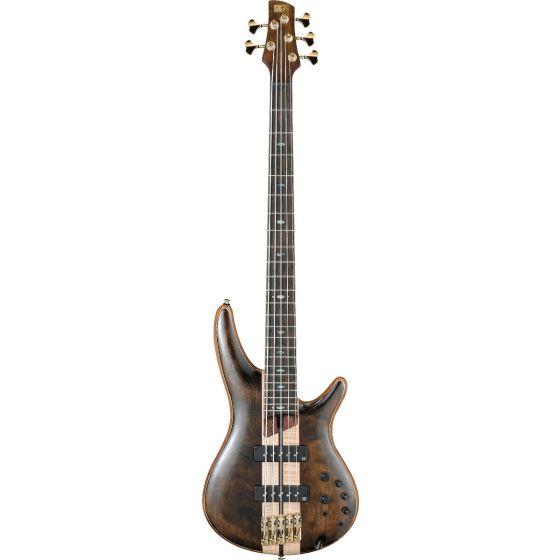 Ibanez SR Premium SR1825 5 String Natural Low Gloss Bass Guitar, SR1825NTL