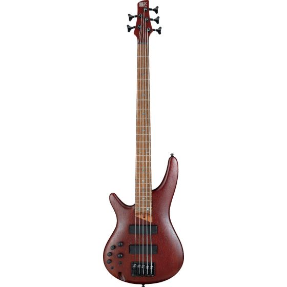 Ibanez SR Standard SR505E 5 String Left Handed Brown Mahogany Bass Guitar, SR505ELBM