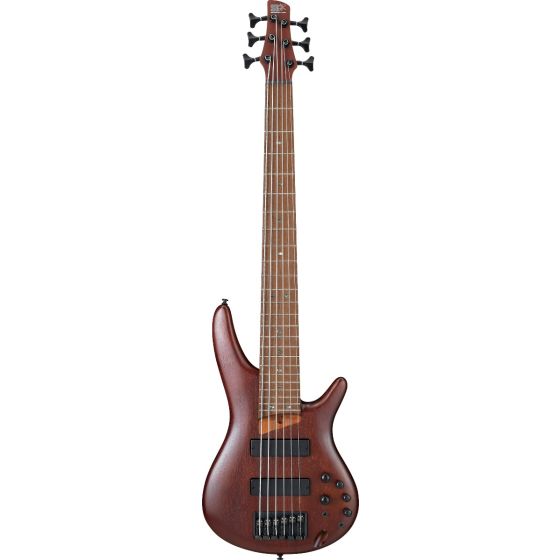 Ibanez SR Standard SR506E 6 String Brown Mahogany Bass Guitar, SR506EBM