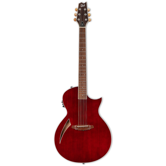 ESP LTD TL-6 Thinline Wine Red Electric Guitar, LTL6WR