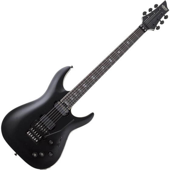 Schecter C-1 FR-S SLS Evil Twin Electric Guitar in Satin Black, 1348