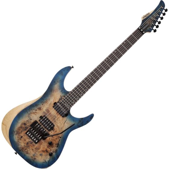 Schecter Reaper-6 FR S Electric Guitar in Satin Sky Burst, 1507