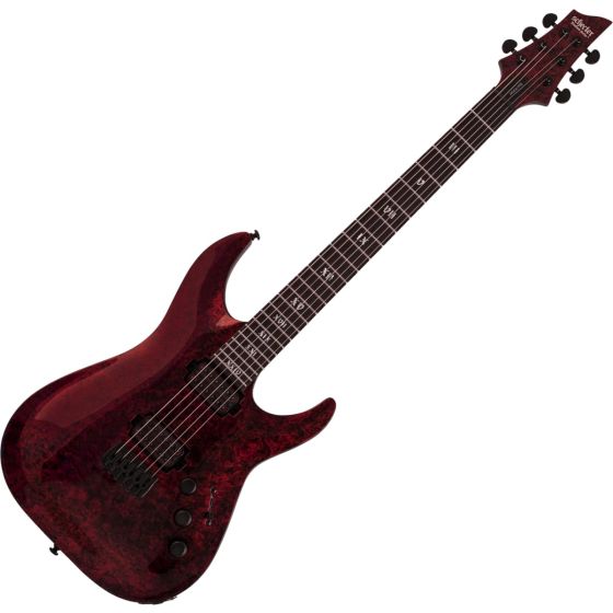 Schecter C-1 Apocalypse Electric Guitar in Red Reign, 3055