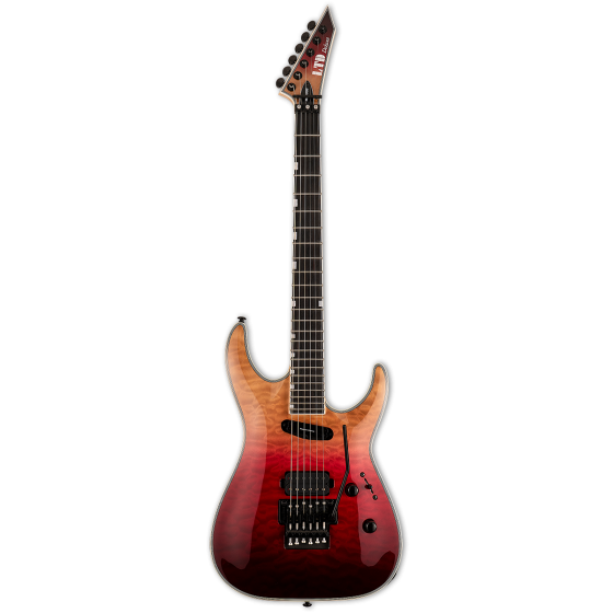 ESP LTD MH-1000HS Black Cherry Fade Electric Guitar, LMH1000HSQMBCHFD