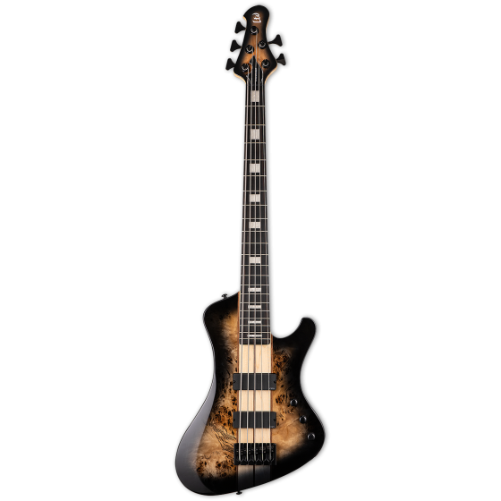 ESP LTD STREAM-1005 Black Natural Burst 5 String Bass Guitar, LSTREAM1005BLKNB