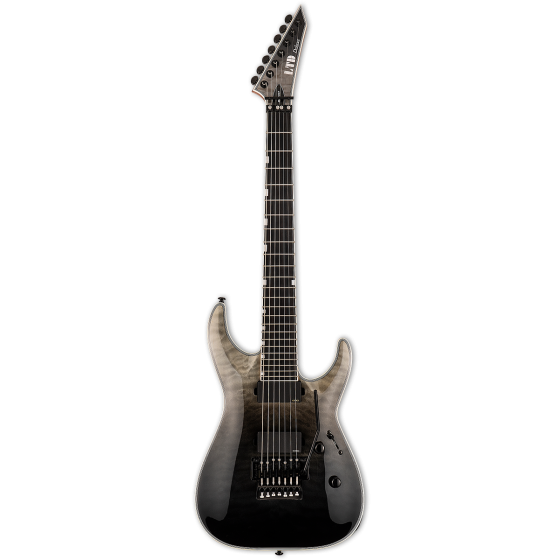ESP LTD MH-1007 Black Fade Electric Guitar, LMH1007QMBLKFD