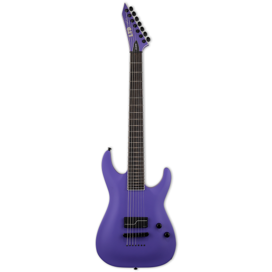 ESP LTD SC-607 Baritone 1 Hum Stephen Carpenter Deftones Purple Electric Guitar w/Case, LSC607B1HPS