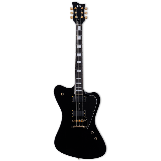 ESP LTD SPARROWHAWK Bill Kelliher Mastodon Black Electric Guitar w/Case, LSPARROWHAWKBLK