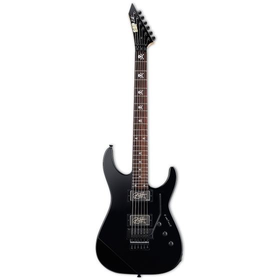 ESP KH-2 NTB Neck Thru Body Kirk Hammett Electric Guitar w/Case, EKH2NTB