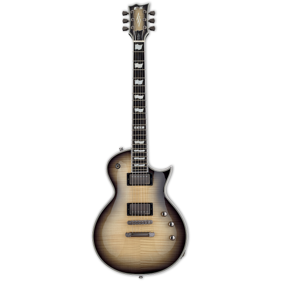 ESP E-II Eclipse Full Thickness Black Natural Burst Electric Guitar, EIIECFTFMBLKNB