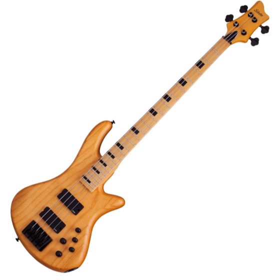 Schecter Session Stiletto-4 Electric Bass in Aged Natural Satin Finish, 2850