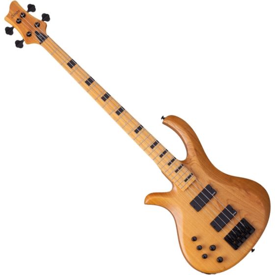 Schecter Session Riot-4 Left-Handed Electric Bass in Aged Natural Finish, 2856