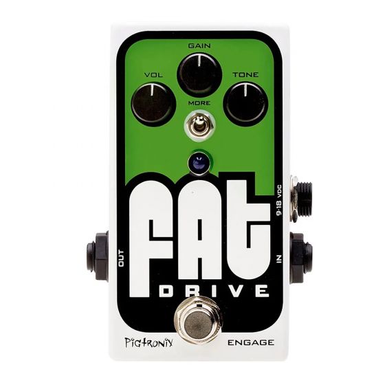 Pigtronix Fat Drive Overdrive Pedal, FAT