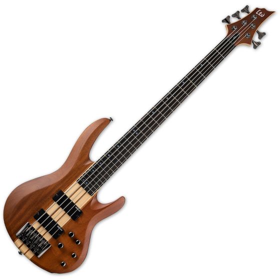 ESP LTD B-5E Electric Bass Natural Satin, LB5EMNS