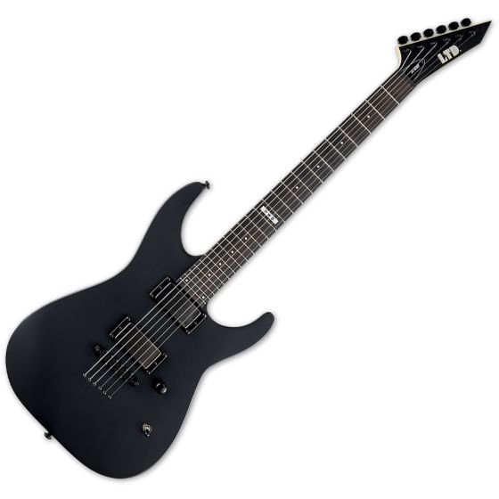 ESP LTD Jeff Ling Signature JL-600 Electric Guitar Black Satin, LJL600BLKS