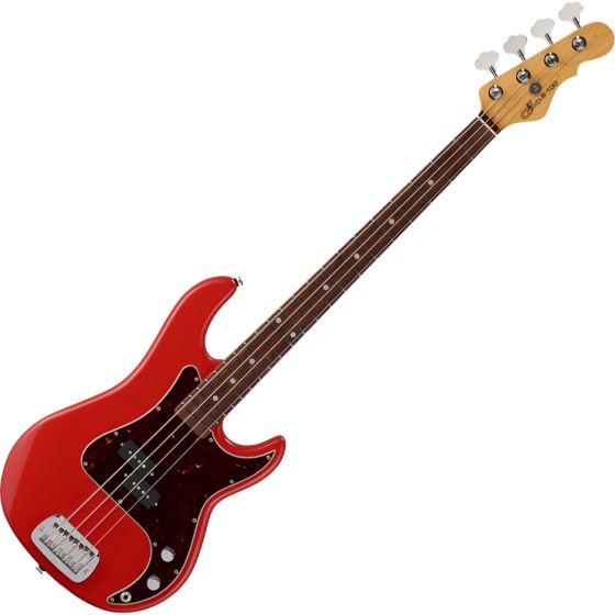 G&L Fullerton Deluxe LB-100 Electric Bass Fullerton Red, FD-LB1-FLR-CR