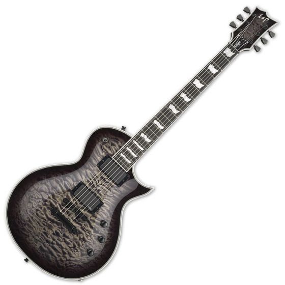 ESP Eclipse CTM Original Series Electric Guitar in See Thru Black, ESP ECLIPSE STBLK