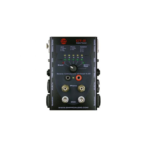 SM Pro Audio CT-2 Multi-Format Cable Connector Test Unit, CT-2