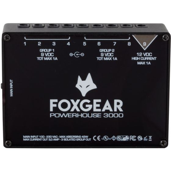 FoxGear Powerhouse 3000 Power Supply 9 Outs, FOX-PH3000