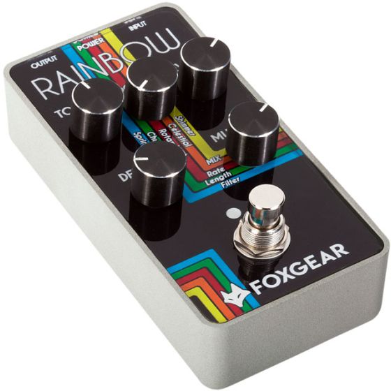 FoxGear Rainbow 5 Preset Digital Reverb Pedal, FOX-RAINBOW