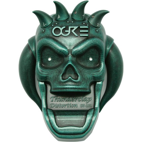 Ogre Thunderclap Distortion Special Edition Pedal - Green, THUNDERCLAP-G