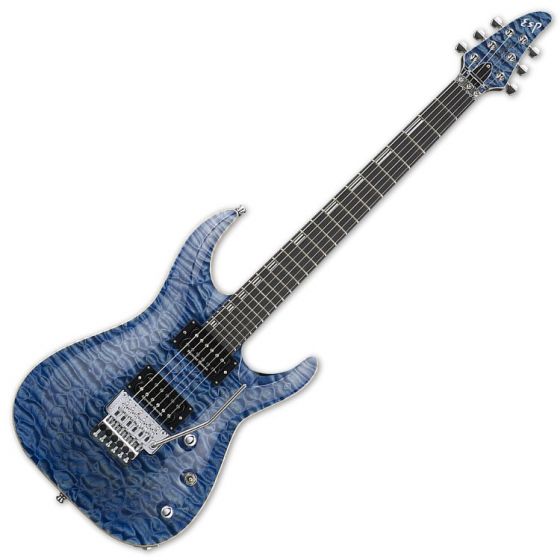 ESP Horizon FR CTM Electric Guitar in Faded Sky Blue, ESP HORIZON FR FSB