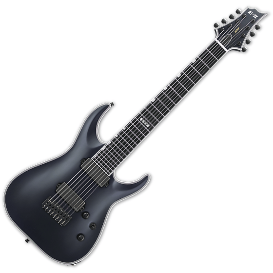 ESP E-II HRF NT-8 Baritone 8-String Electric Guitar Black Satin B-Stock, EIIHRFNT8BBLKS.B