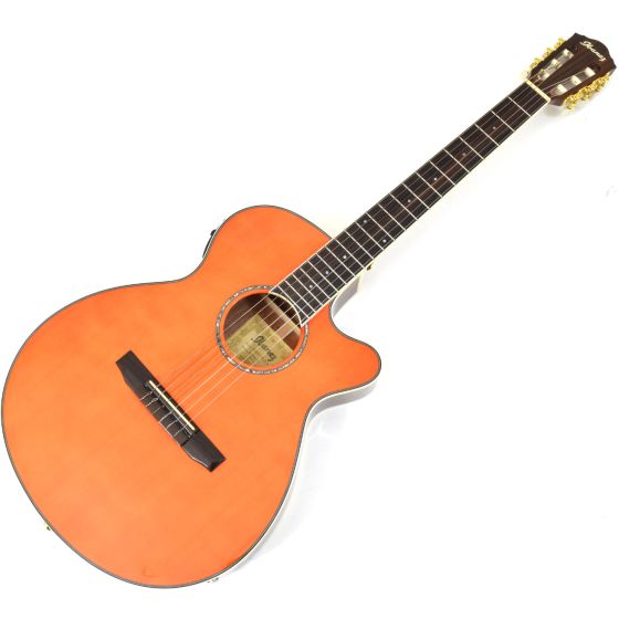 Ibanez AEG10NII Classical Acoustic Electric Guitar Tangerine B-Stock 0677, AEG10NIITNG.B 0677