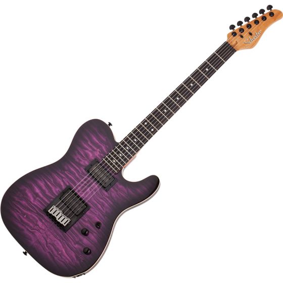 Schecter PT Pro Electric Guitar Trans Purple Burst, SCHECTER863