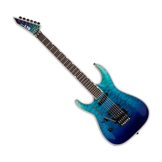 ESP LTD MH-1000HS Left-Handed Electric Guitar Violet Shadow Fade, LMH1000HSQMVSHFDLH