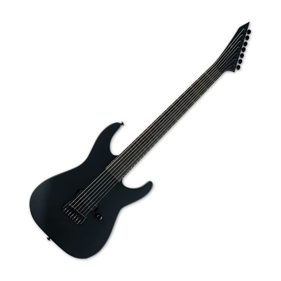 ESP LTD M-7HT Baritone Black Metal Electric Guitar Black Satin, LM7BHTBKMBLKS