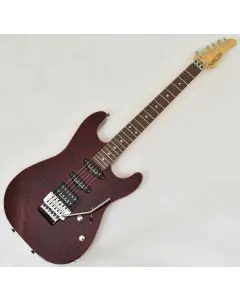 Schecter CET USA Custom Shop Electric Guitar Black Cherry, CETQMBCH