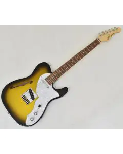 G&L USA ASAT Classic Thinline Semi Hollow Guitar 2 Tone Goldburst, USA ACLTL SH