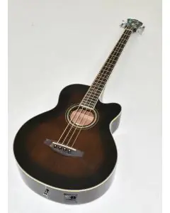 Ibanez AEB10E-DVS Artwood Series Acoustic Electric Bass in Dark Violin Sunburst High Gloss Finish 9618, AEB10EDVS.B