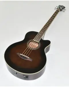 Ibanez AEB10E-DVS Artwood Series Acoustic Electric Bass in Dark Violin Sunburst High Gloss Finish 9622, AEB10EDVS.B