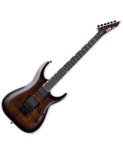 ESP LTD MH-1000ET Evertune Guitar Dark Brown Sunburst, LMH1000ETFMDBSB