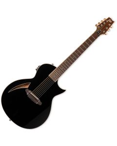 ESP LTD TL-7 String Thinline Electric Guitar Black, LTL7BLK