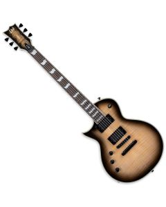 ESP LTD EC-1000T Lefty Guitar Black Natural Burst, LEC1000TFMBLKNBLH