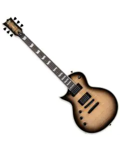 ESP LTD EC-1000T Lefty Guitar Black Natural Burst, LEC1000TFMBLKNBLH