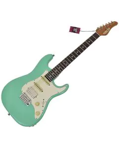 Schecter USA Custom Shop Traditional Wembley HSS Guitar Seafoam Green, 7144