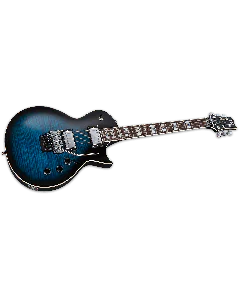 ESP LTD AS-1 FR Guitar Black Aqua Sunburst B-Stock with Case, AS-1FR BLKAQSB