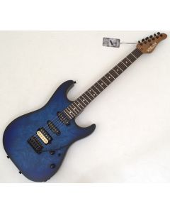 Schecter USA Sunset Custom-II HSS Guitar Ocean Blue Burst, 7157